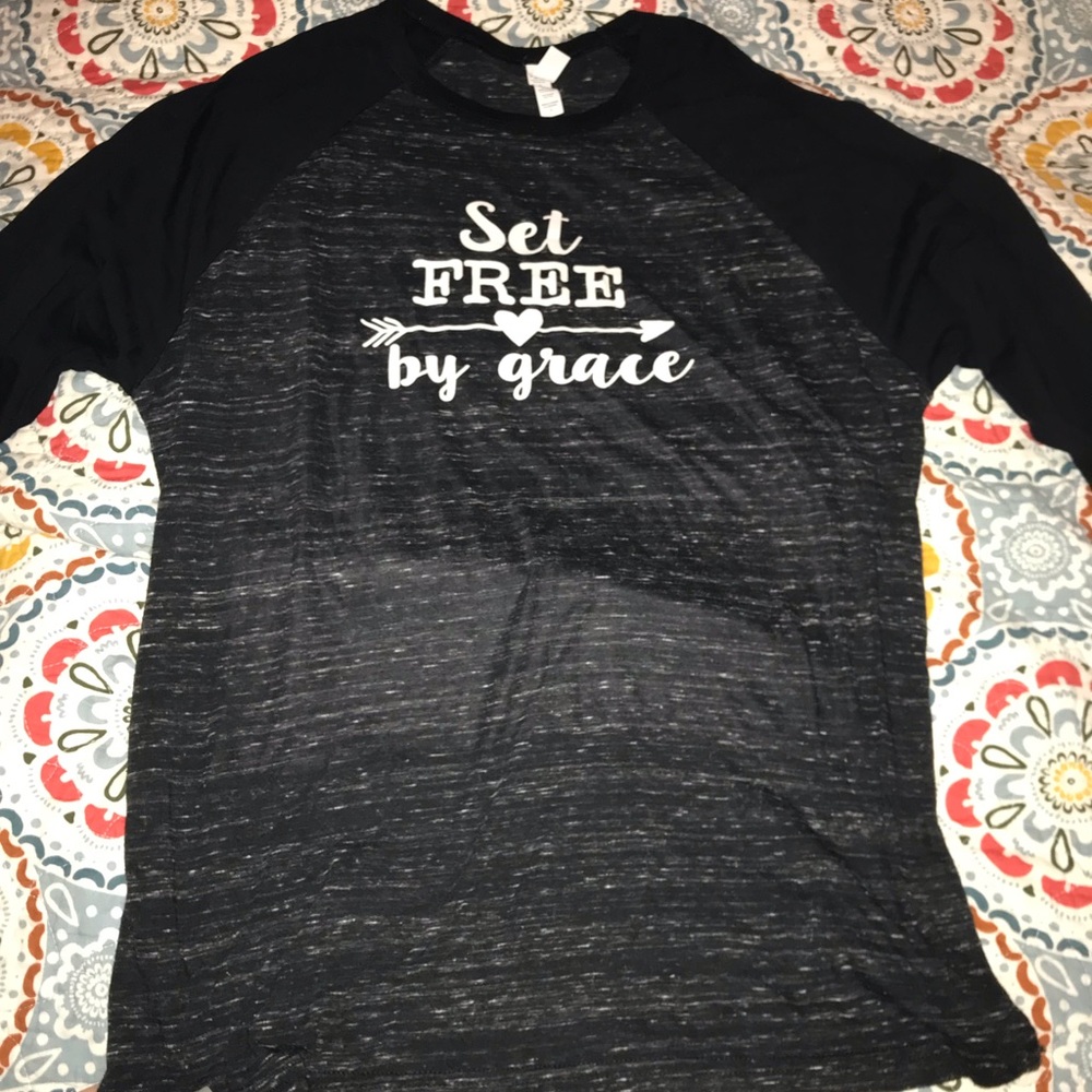 Bella + canvas baseball style tee!